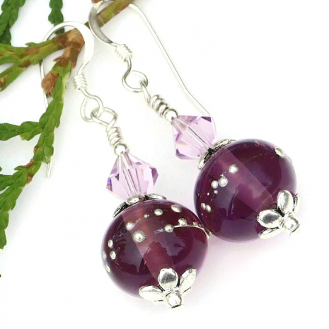 perfect jewelry gift for the woman who loves purple