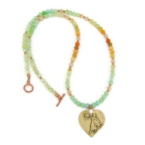 angel star heart pendant jewelry handmade gift for her