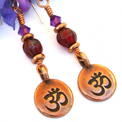 aum chakra jewelry root crown chakras yoga