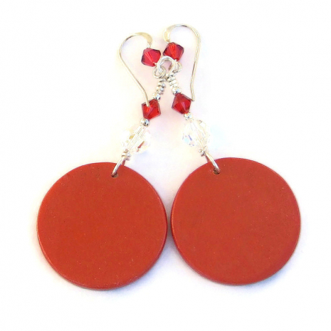 back side of snowmen birds handmade christmas earrings holidays