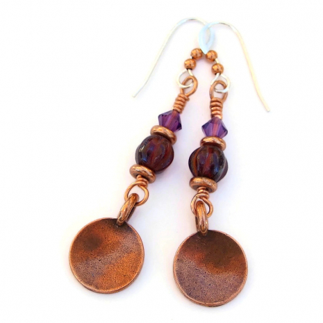 backside of om yoga earrings