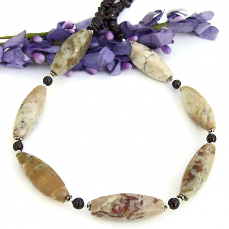 gemstone necklace for women Mothers Day