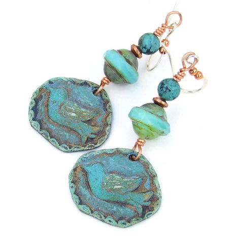 birds bird jewelry handmade gift for women