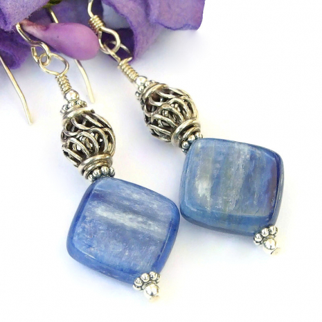 blue kyanite jewelry gift for women