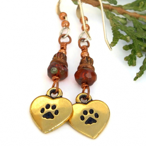 cat lover heart jewelry