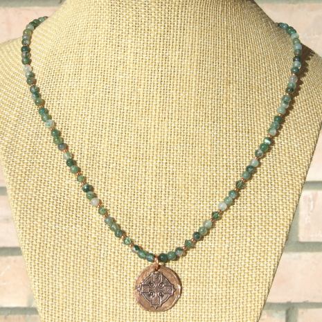 celtic cross pendant necklace gift for women