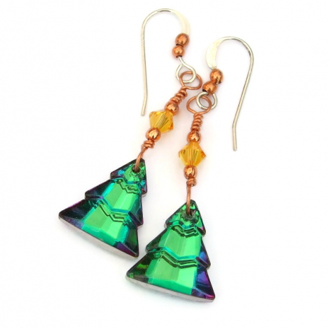 christmas tree jewelry gift for women