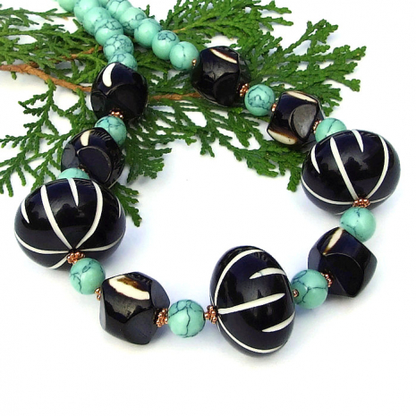 chunky handmade necklace gift for her