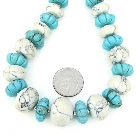 chunky magnesite jewelry gift for her