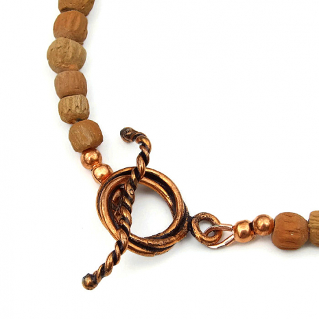copper toggle clasp