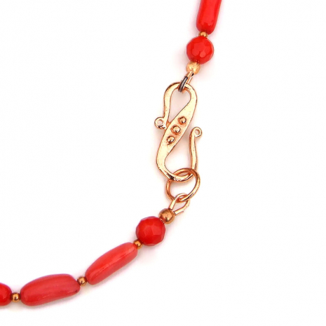 copper s-clasp set necklace