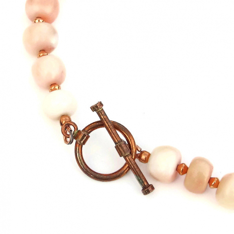 copper toggle clasp set