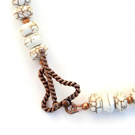 copper toggle clasp set