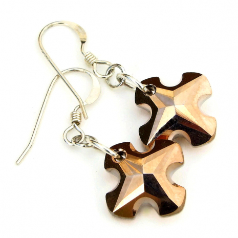 cross jewelry swarovski crystal gift for women