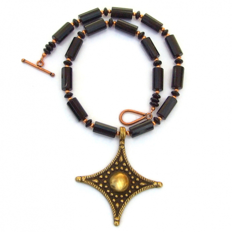 cross necklace handmade gift for her