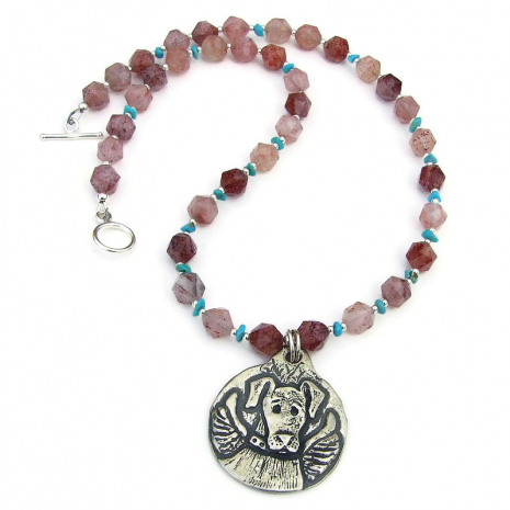 dog angel jewelry gift for women