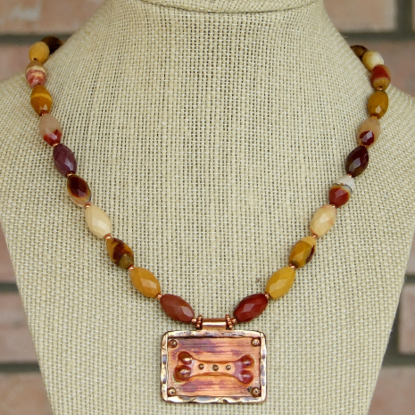 dog bone pendant necklace gift for women