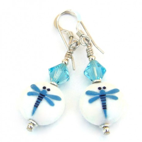 dragonflies dragonfly jewelry handmade gift for her