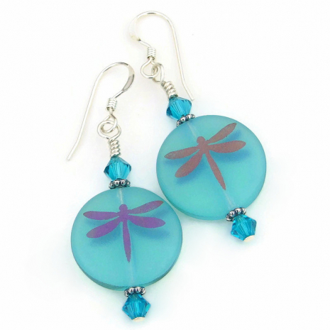 dragonfly jewelry handmade gift for women