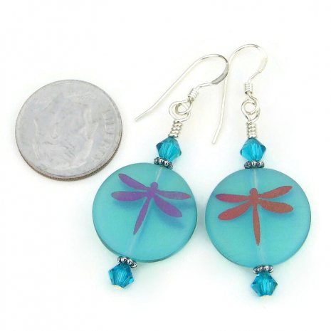dragonflies handmade jewelry gift for her
