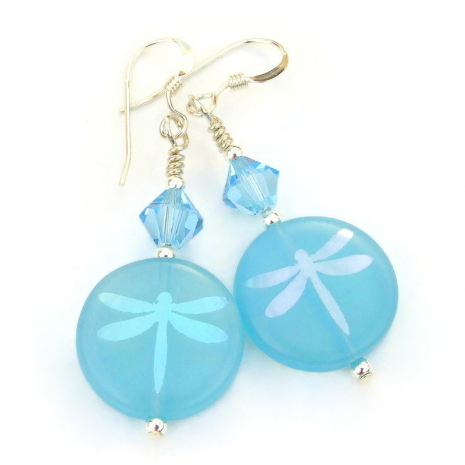 dragonfly earrings gift for women