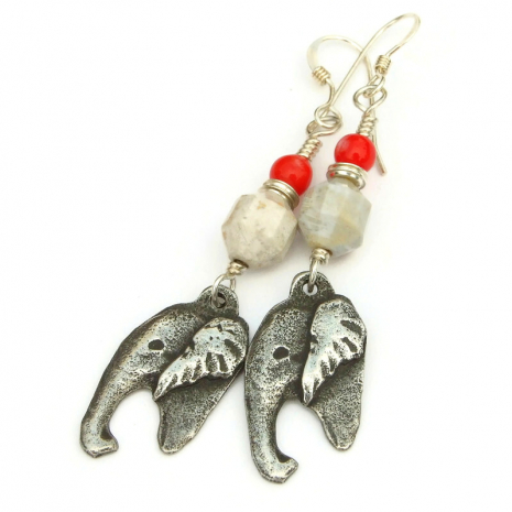 elephant jewelry handmade gift for women