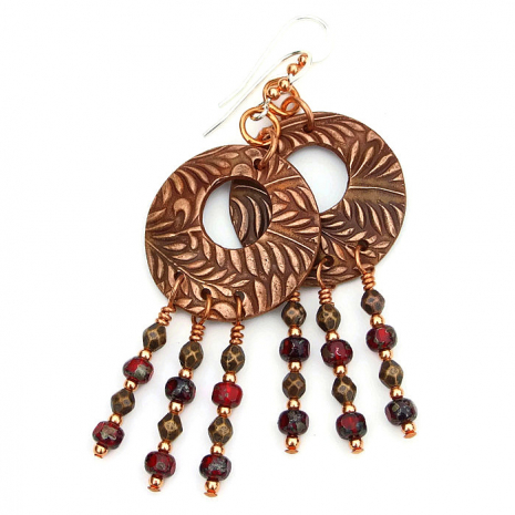 fern frond jewelry for her