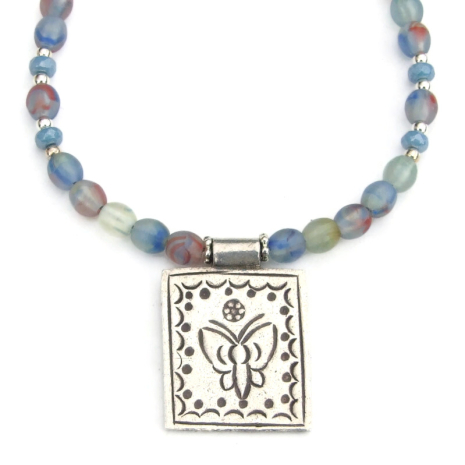 fine silver butterfly handmade jewelry gift for women