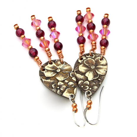 flower chandelier earrings for women