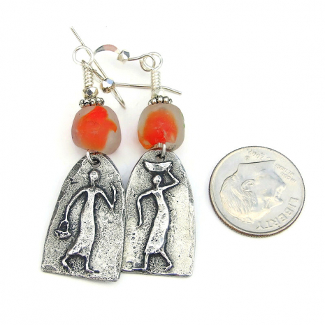folk art women handmade jewelry gift for her