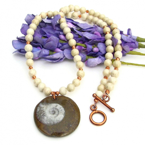 ammonite riverstone copper shadowdogdesigns