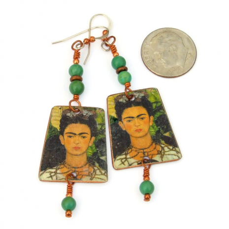 frida kahlo art jewelry gift for her