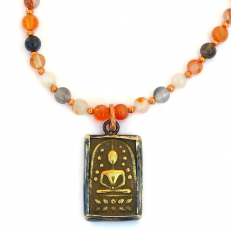 Gautama Buddha pendant jewelry gift for her