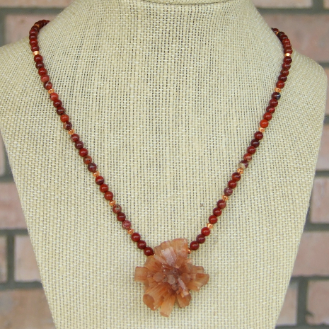 gemstone pendant necklace gift for women
