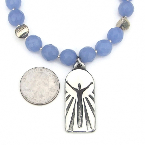 gratitude grateful thankful woman handmade pendant jewelry gift for her