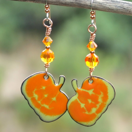halloween pumpkin jack o lantern jewelry gift for women