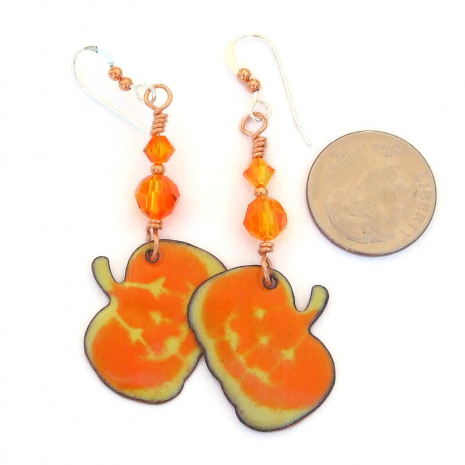 halloween pumpkin jewelry orange swarovski crystals