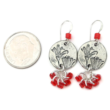 handmade flower rain lily jewelry gift for her