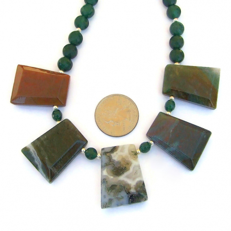 handmade gemstone jewelry india agate green quartz