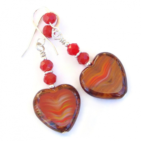 hearts jewelry handmade valentines day gift for women