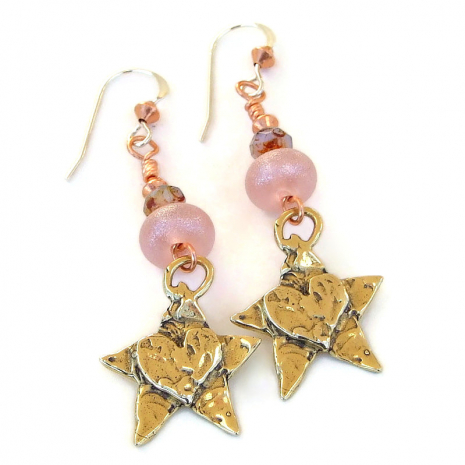 star hearts jewelry handmade valentines gift for women