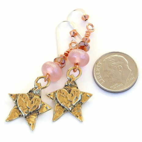 hearts stars handmade jewelry valentines gift for her