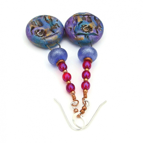 lightweight hieroglyphs handmade jewelry