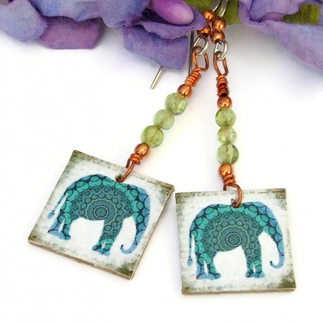 lightweight mandala elephant jewelry