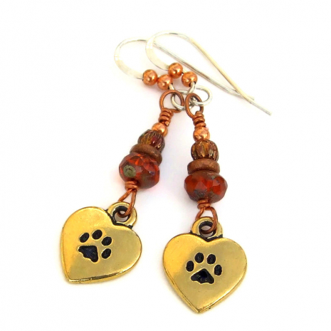 love my cat handmade jewelry gift for women