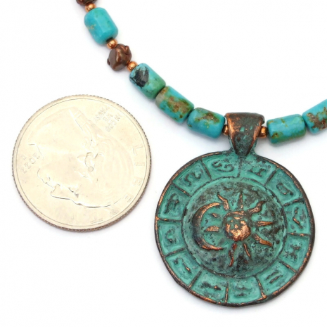 mykonos zodiac handmade jewelry real turquoise pearls
