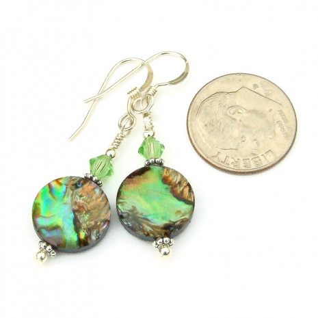 new zealand paua shell jewelry gift for her
