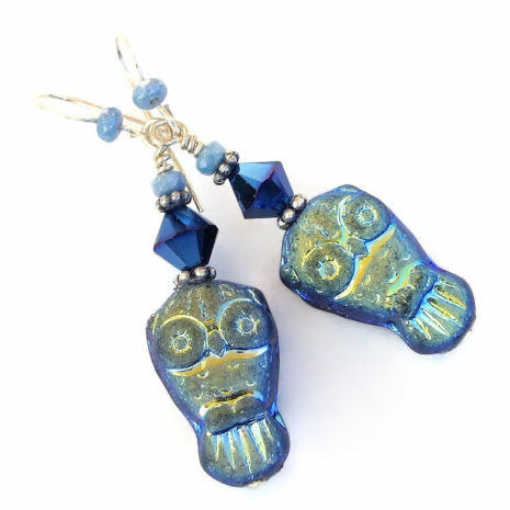 owl jewelry handmade gift for women
