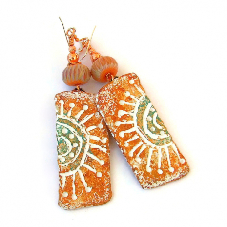 petroglyph sun jewelry gift for women