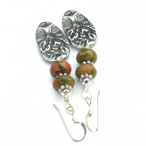 pewter tree of life jewelry yggdrasil handmade gemstones